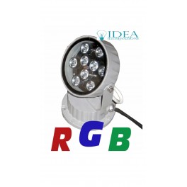 Faro Led RGB 10w IP66 M.color