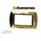 Placca Living 3 posti Bticino Oro