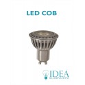 GU10 Led COB 6w 6500K 220V Dimmable