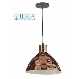 Lampadario a sospensione pendente E27 serie copper Dim. 300mm