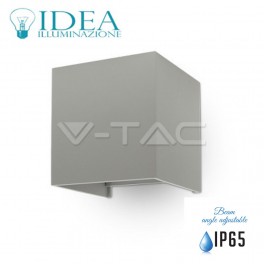 Aplick lampada da parete Led 6w quadrato IP 65 K6000 V- Tac